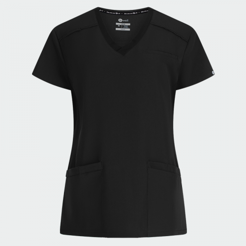 Медицинска туника Bwell JULIA - черна