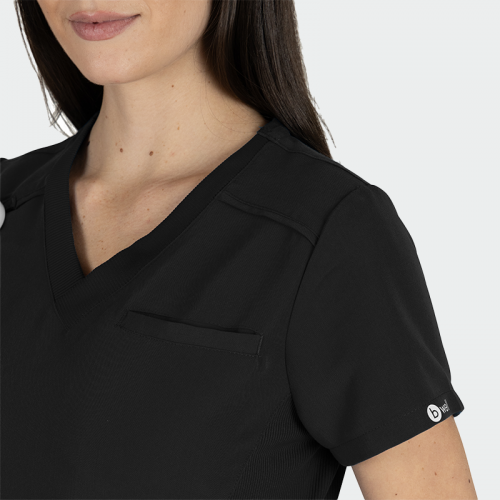 Медицинска туника Bwell JULIA - черна