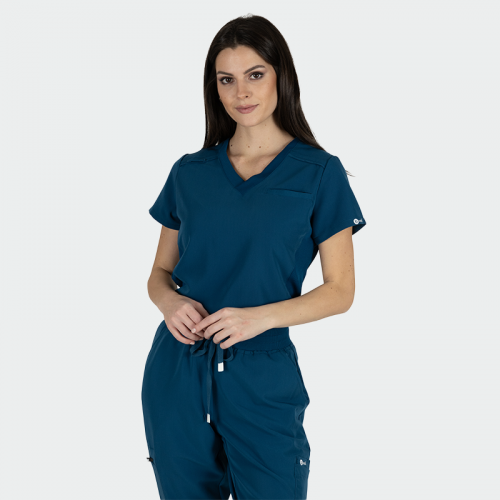 Медицинска туника Bwell JULIA - карибско синьо