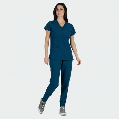 Медицинска туника Bwell JULIA - карибско синьо