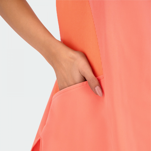 Медицинска туника Bwell JUSTINA - корал