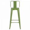 Бар стол, Melita-Pro, Зелен, Метал - 42х42х100 см-megahome.bg