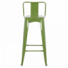 Бар стол, Melita-Pro, Зелен, Метал - 42х42х100 см-megahome.bg