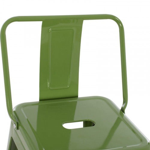 Бар стол, Melita-Pro, Зелен, Метал - 42х42х100 см