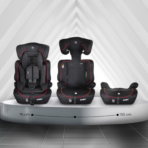 Стол за кола Flex 76-150см - червен