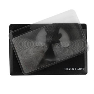 Лупа карта с калъф Silver Flame AA853B