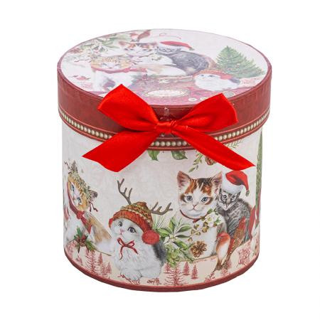 Порцеланова чаша „Коледни котки“  - 950201