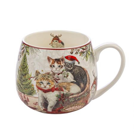 Коледна чаша „Коледни котета“ 950274 – 480 мл