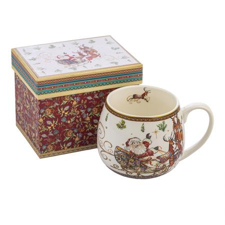 Коледна чаша „Дядо Коледа с шейна“ - 958174