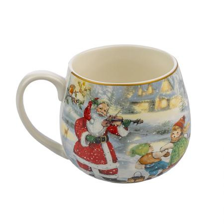 Коледна чаша „Дядо Коледа с шейна“ 958474– 480 мл