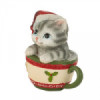 Коледна фигурка Коте в чаша AR038-megahome.bg