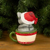 Коледна фигурка Коте в чаша AR038-megahome.bg