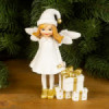 Бяло ангелче с подаръци AR039-megahome.bg