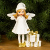 Бяло ангелче с подаръци AR039-megahome.bg
