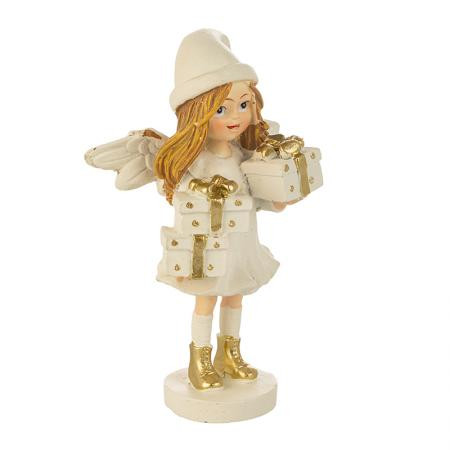 Бяло ангелче с подаръци AR040