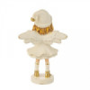 Коледна фигурка Бяло ангелче с подаръци AR041-megahome.bg