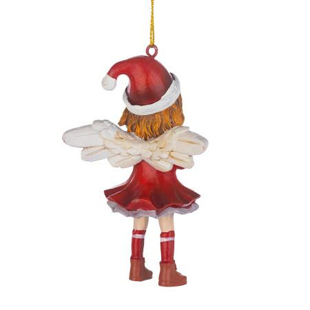 Висулка Червено ангелче с подаръци