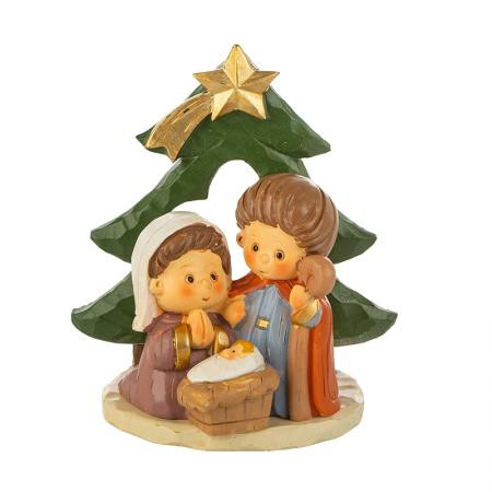 Коледна фигурка Светото семейство AR048