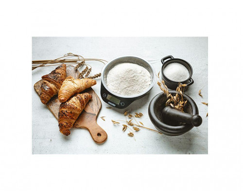 Кухненска везна с купа и LCD дисплей - до 5 кг