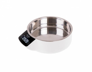 Кухненска везна с купа от неръждаема стомана и LCD дисплей