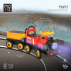 Акумулаторен детски влак Tuti – двуместен-megahome.bg