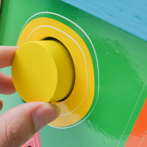 Многофункционална дървена играчка - куб Acool Toy