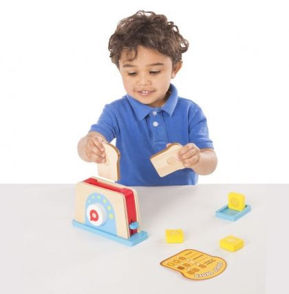 Melissa & Doug - Играчка - Комплект тостер за хранене