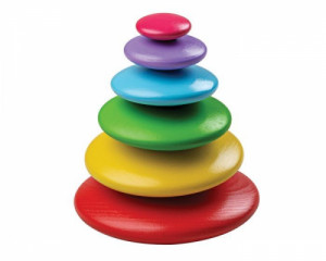 Дървена игра за баланс Дъга Bigjigs