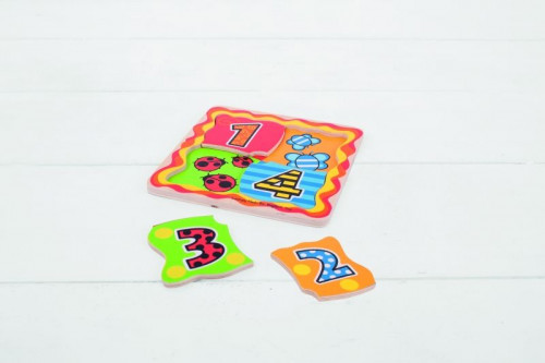 Образователен дървен пъзел за деца Bigjigs