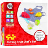 Детски кухненски комплект с дървени плодове за рязане Bigjigs-megahome.bg