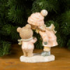 Коледната фигурка Момиченце с мече KN109-megahome.bg