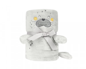 Бебешко одеяло Seally Me - полар - 3D бродерия