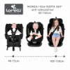 Стол за кола MONZA i-Size ISOFIX 360-megahome.bg
