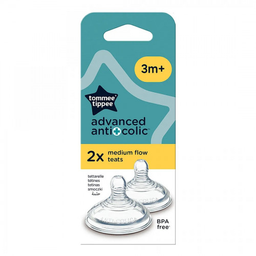 2 биберона Tommee Tippee Advanced Anti-Colic+ Medium Flow