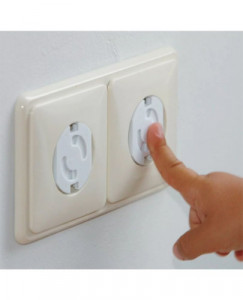 Комплект SAFETY 1st от 8 въртящи се предпазители за контакти