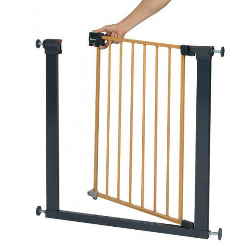 Метална предпазна преграда SAFETY 1st с ефект дърво