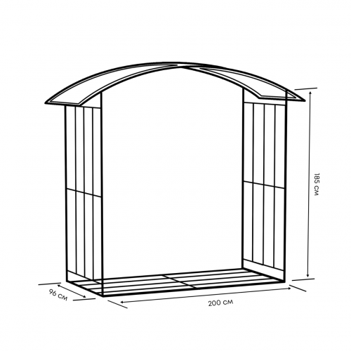 Метален навес - Primaterra Elegante