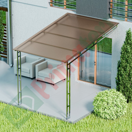 Навес за тераса - Primaterra Monza 3 x 4 x 2,3 метра