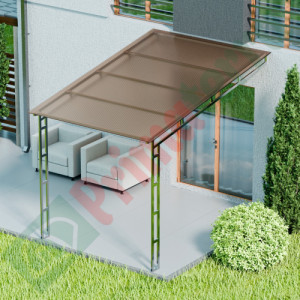 Навес за тераса - Primaterra Monza 3 x 6 x 2,3 метра