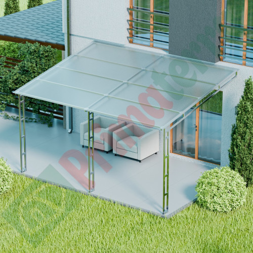 Навес за тераса - Primaterra Monza 3 x 8 x 2,3 метра