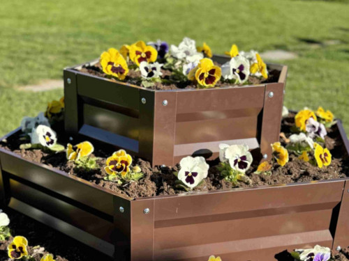 Цветарник Primaterra Hexagonal 3 - Шоколад