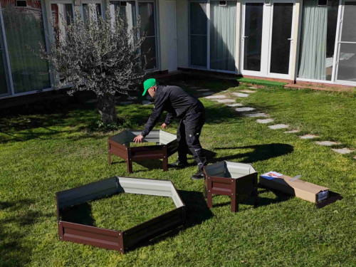 Цветарник Primaterra Hexagonal 3 - Шоколад