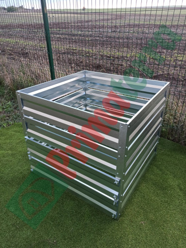 Градински компостер Primaterra Humus 370/890 л -  Zinc