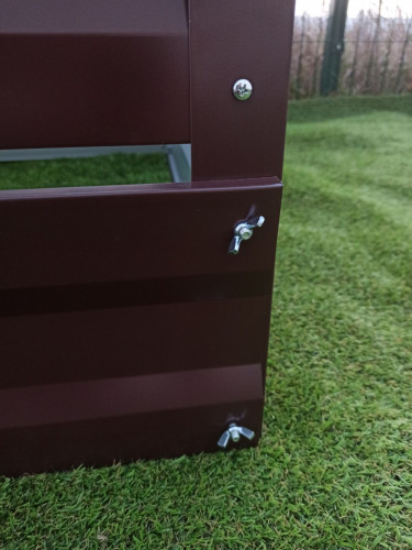 Градински компостер Primaterra Humus 370/890 л - Choco