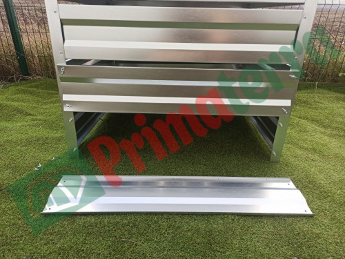 Градински компостер Primaterra Humus Plus 890 л Zinc