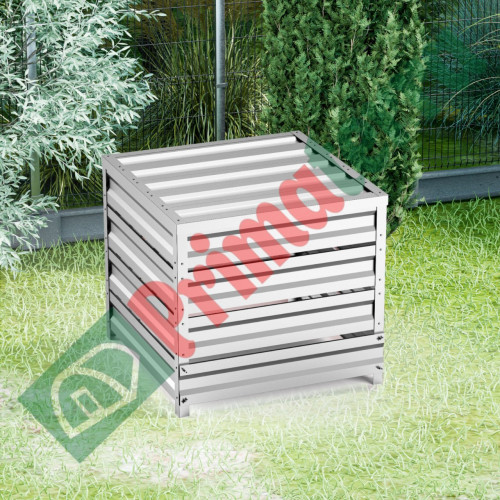 Градински компостер Primaterra Humus Plus 890 л Zinc