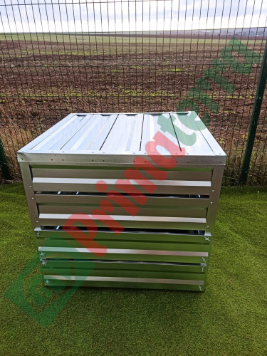 Градински компостер Primaterra Humus Plus 890 л Zinc