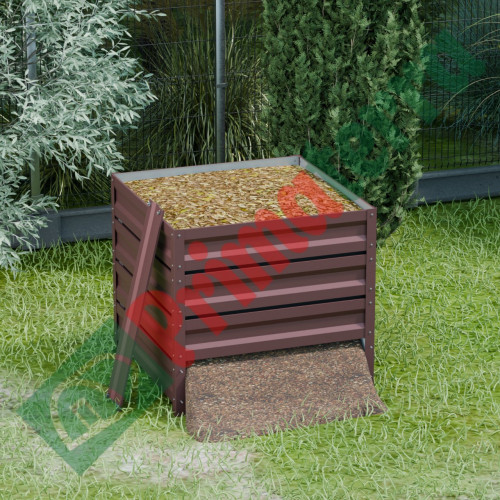 Градински компостер Primaterra Humus Plus 890 л - Choco