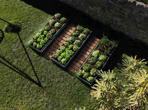 Градинска леха Primaterra - 1м Zinc