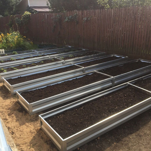 Градинска леха Primaterra 2м  - Zinc